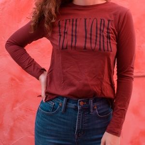 "New York" tee